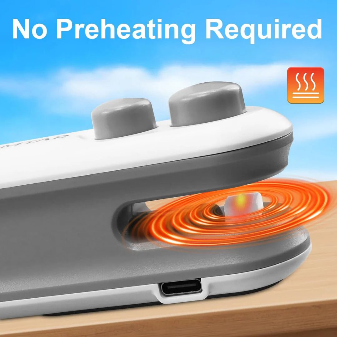 2-in-1 Mini Bag Sealer – USB Rechargeable & Long Lasting Battery - Ventrokahome