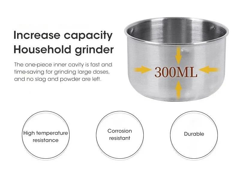Stainless Steel Multifunctional Coffee & Spice Grinder - Ventrokahome