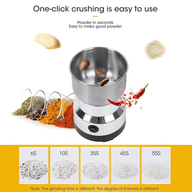 Stainless Steel Multifunctional Coffee & Spice Grinder - Ventrokahome